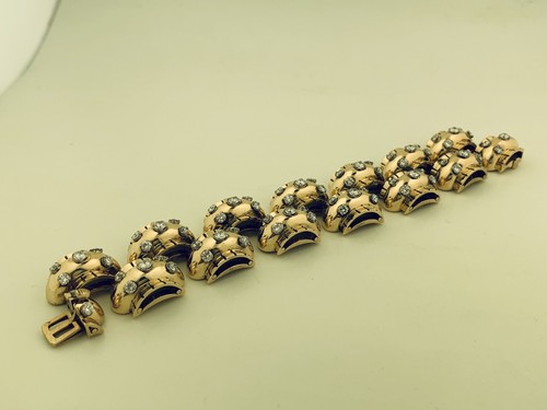 Van Cleef And Arpels 18kt Gold And Diamond Bracelet