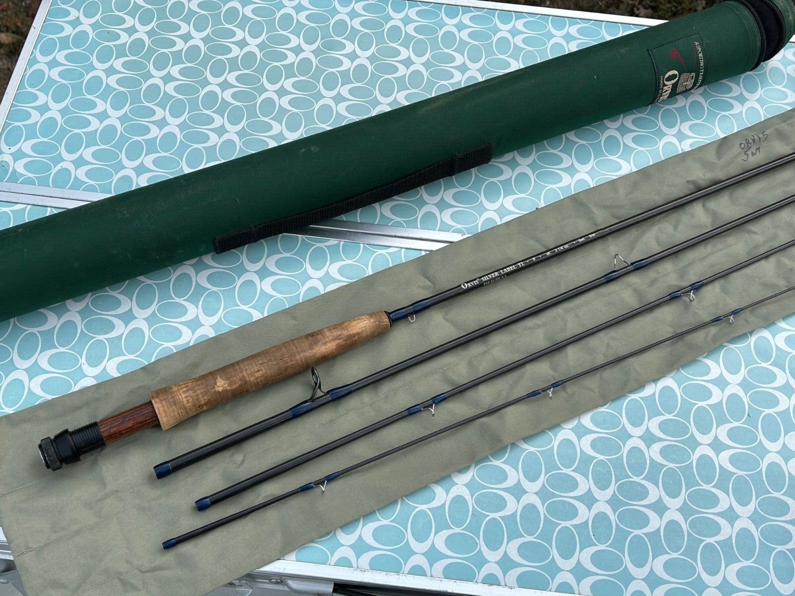 ORVIS SILVER LABEL MID FLEX6.0 9FT 5wt 2 peaces USED