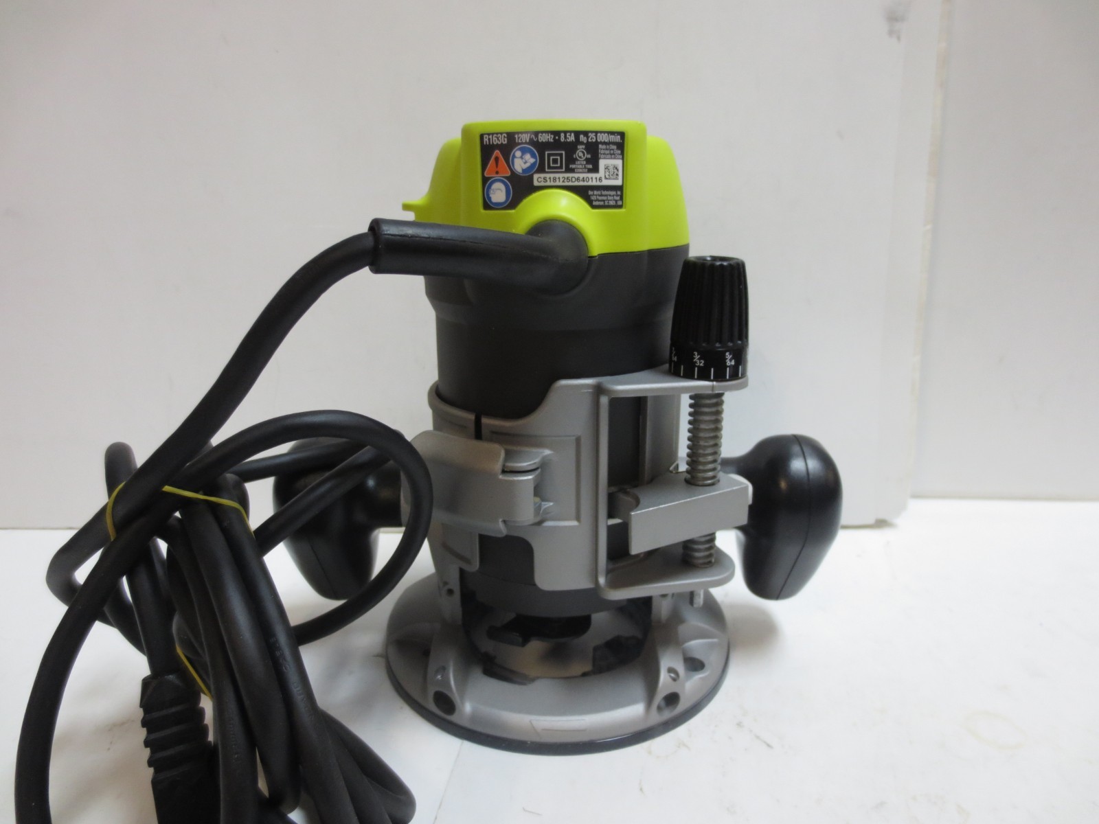 Ryobi R163G 120V 8.5-Amp Fixed Base Router
