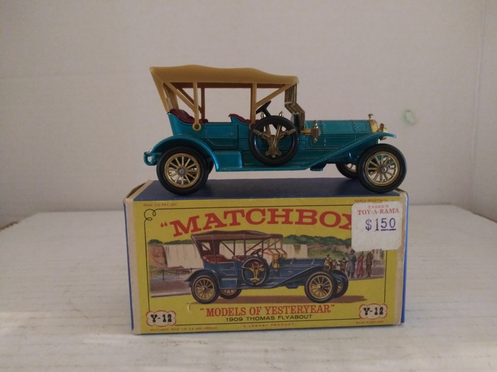 Lesney MATCHBOX Models Of YesterYear No Y12-2 1909 Thomas