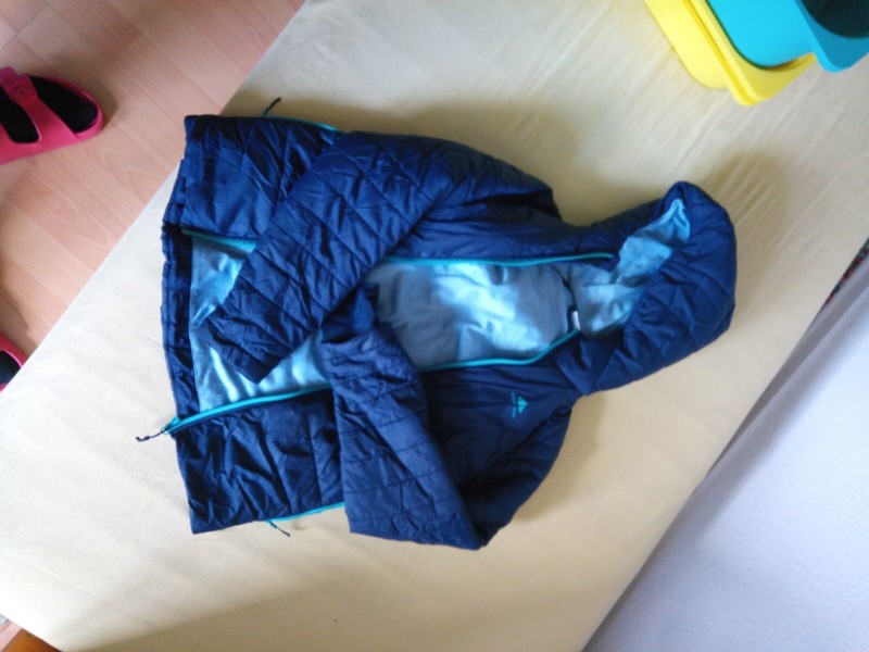 Blaue Jacke Jungs Decathlon Steppjacke 159 Cm