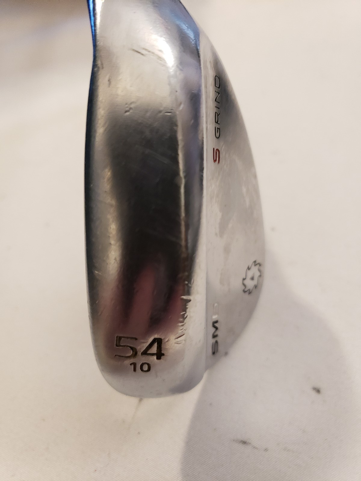 Used Titleist Vokey SM6 - 54* Gap Wedge - 10* B - S Grind - RH - New Grip