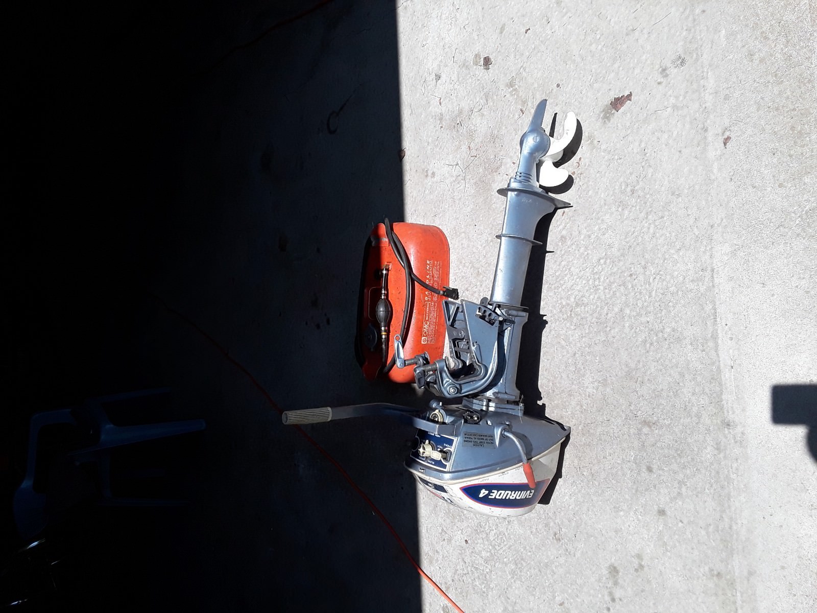 Grumman Sport Canoe Boat 17 Feet with 4 horse power motor