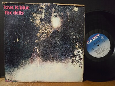 The Dells    Love Is Blue 1969 Funk Soul Vinyl LP Cadet Records VG+