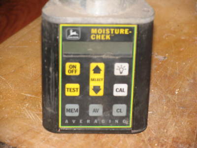 John Deere  Moisture Chek Grain  Tester Corn Beans Wheat