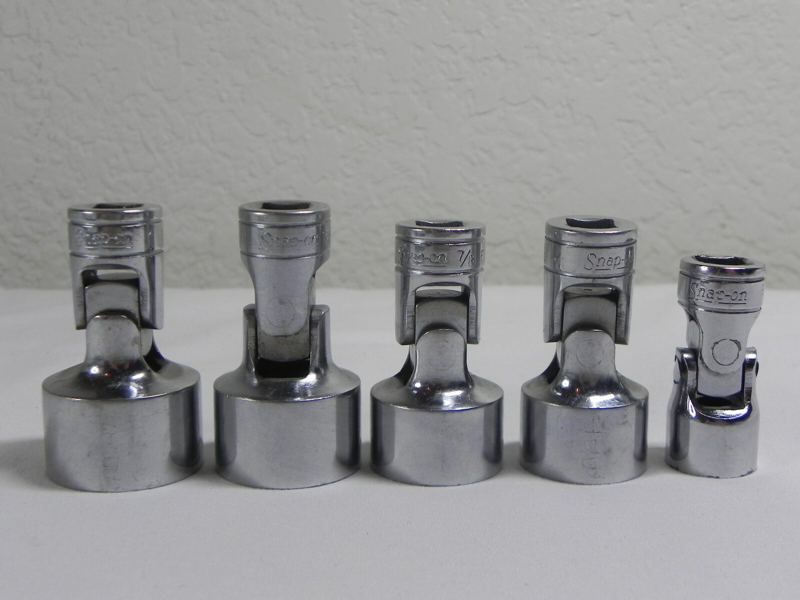 Snapon 5 Piece 3/8'' Drive 6 Point Sae Flank Dr Shallow Universal