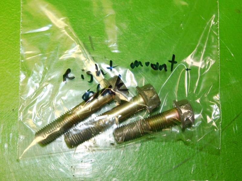 85-87 Civic CRX Si OEM right passenger engine motor mount - block bolts D15A 1.5