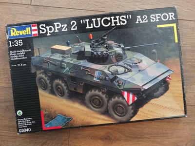 Revell 03040 SPPZ 2 Luchs A2 SFOR 1/35 Scale Model Kit Eduard Etched Parts