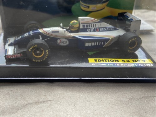 LANG MINICHAMPS 1/43 SENNA CAR MODEL: WILLIAMS FW 16-RENAULT