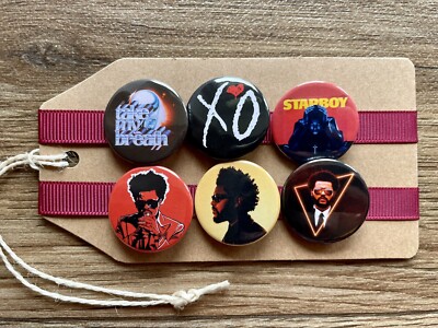 The Weeknd, Abel, Starboy, After Hours Music- Button Pin Badge Set