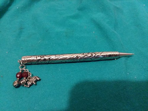 Embossed Elephant Charm Pen , Asian Souvenir