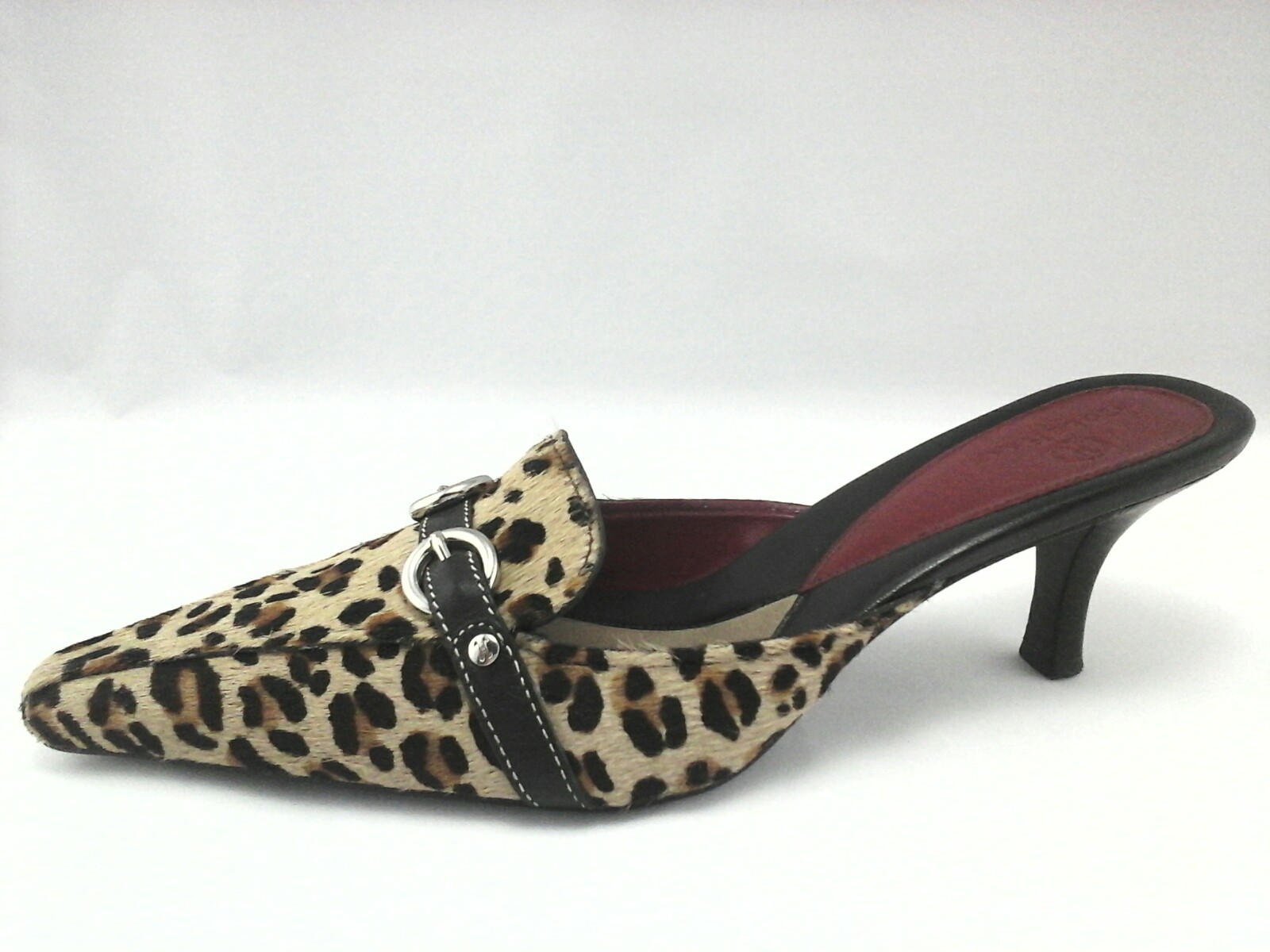 animal print mules