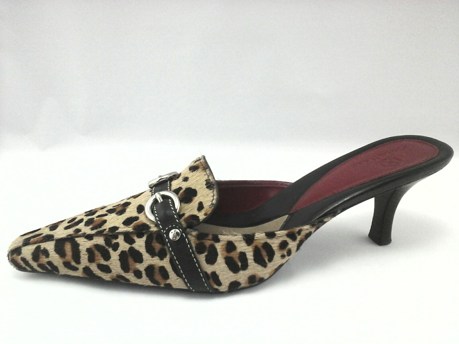 leopard mules shoes