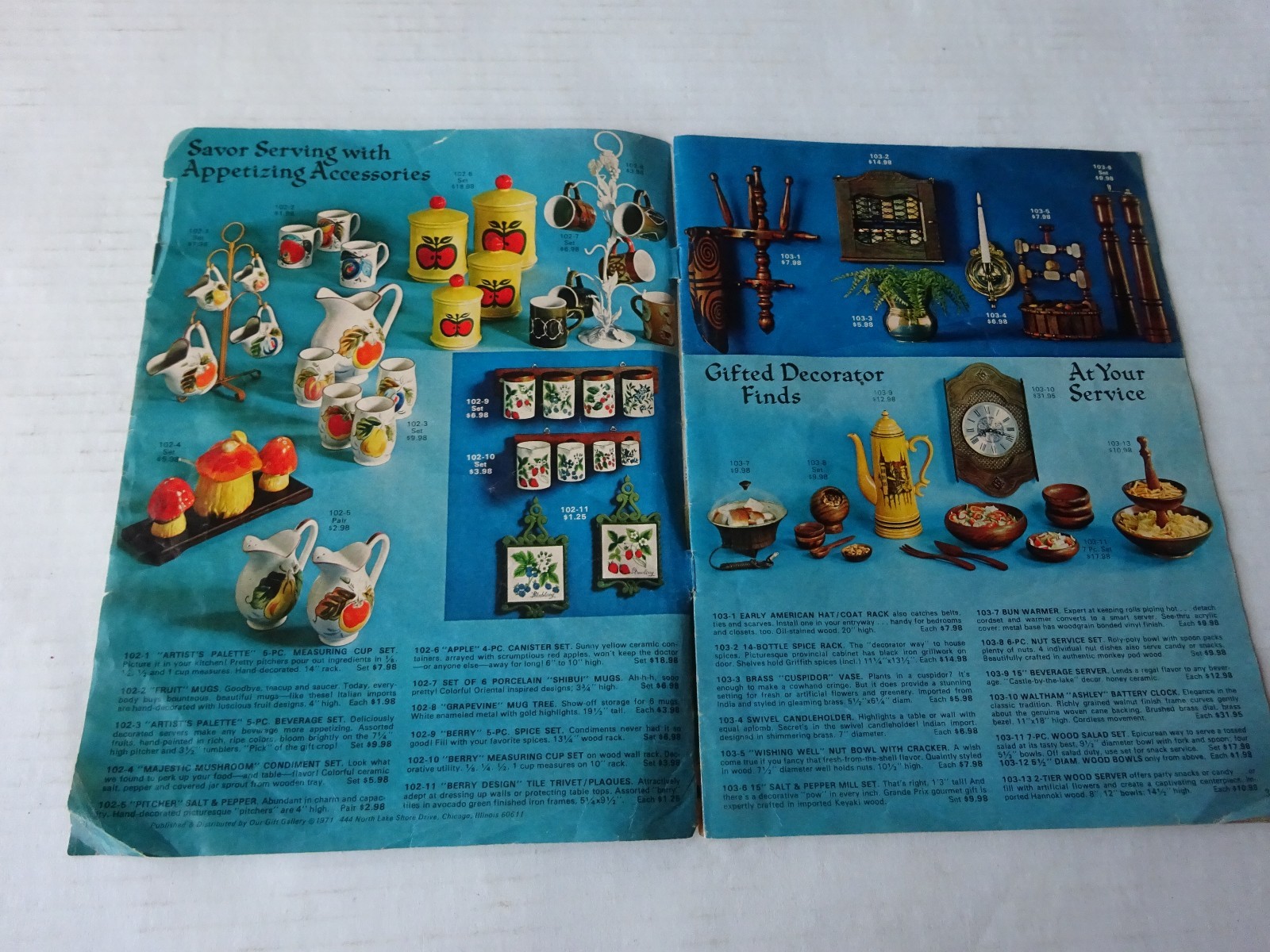 1971 Sheldon's Drug Rexall Gift Gallery Catalog, Yale & Brown City, Mi