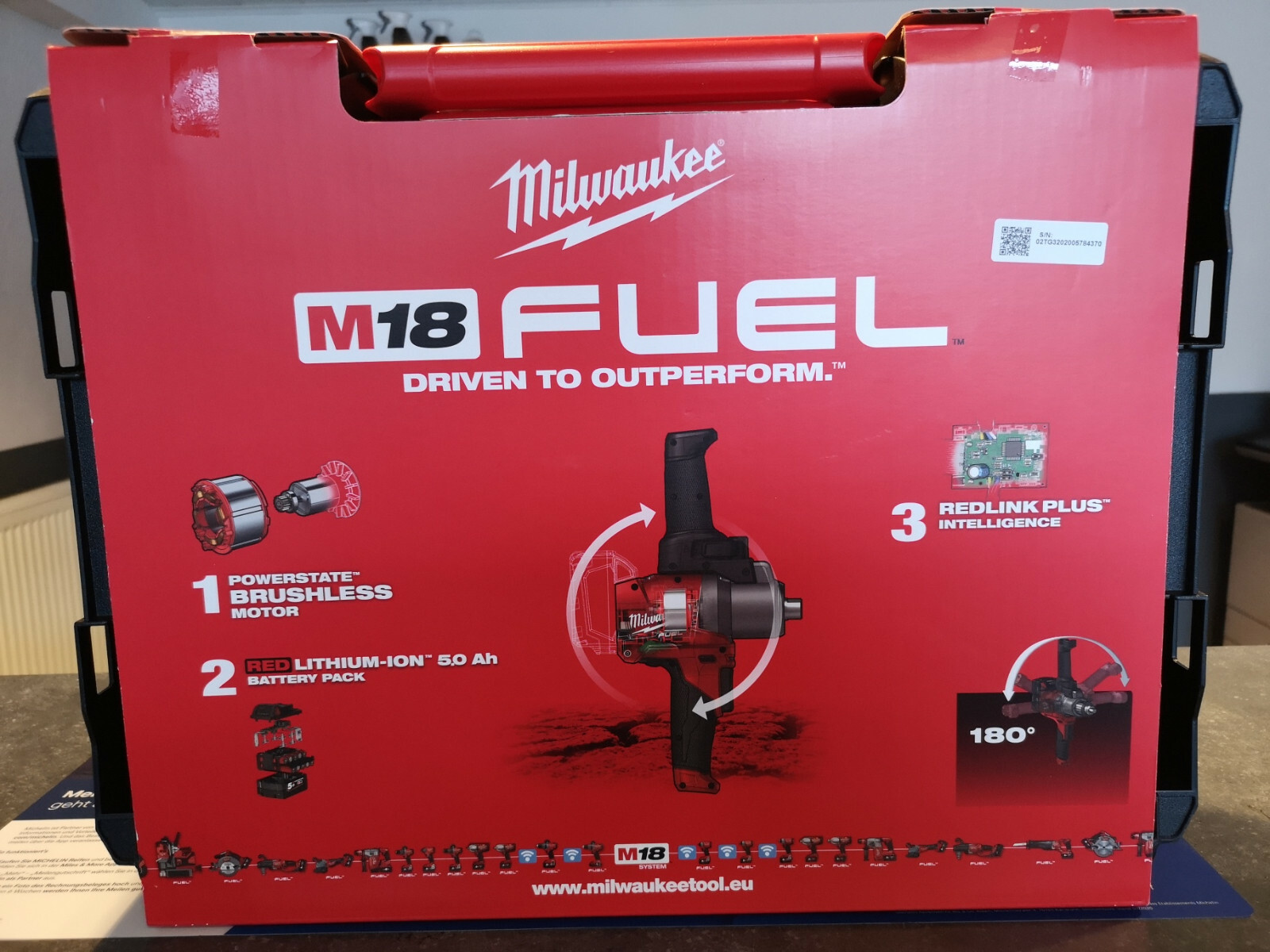 Milwaukee FUEL Akku Rührgerät M18 FPM-0X Zwangsmischer Rührer Handrührgerät 