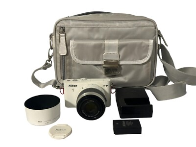Nikon 1 J3 14.2MP Digital Camera - White (Nikkor 30-110mm Lens)