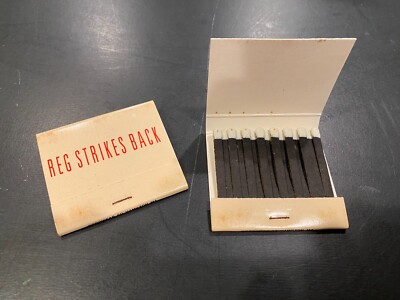 Elton John Reg Strikes Back 1988 MCA promo pair of matchbooks (unused)