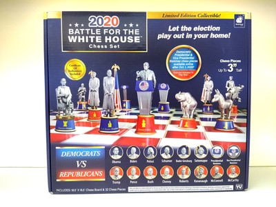 BulbHead 2020 Battle For The White House Chess Set - Limited Edition Collectible