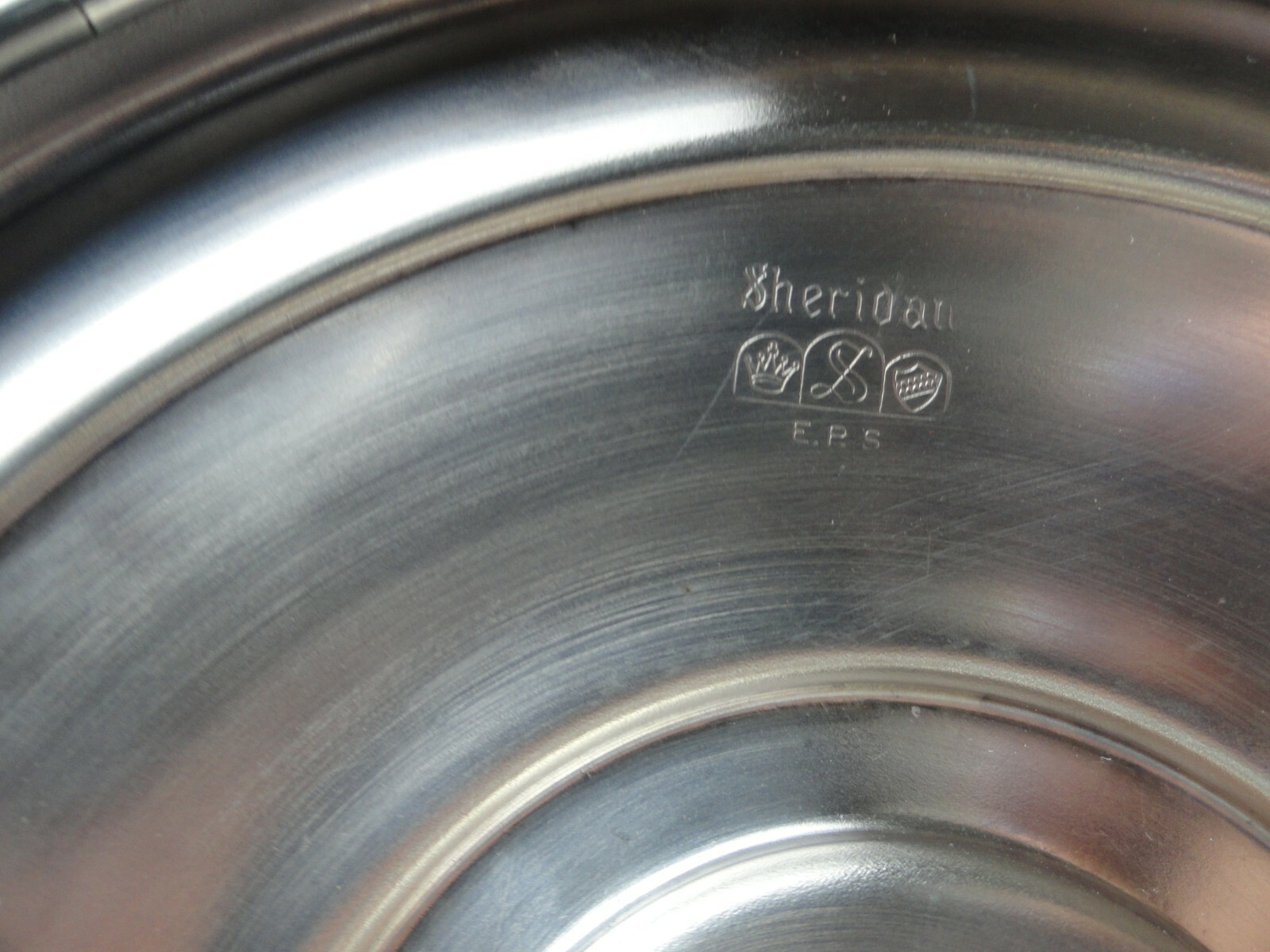 vintage silverplate gravy sauce boat with warming stand sheridan