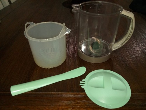 Beaba Babycook Pro Baby Food Maker and Steamer - Latte/Mint