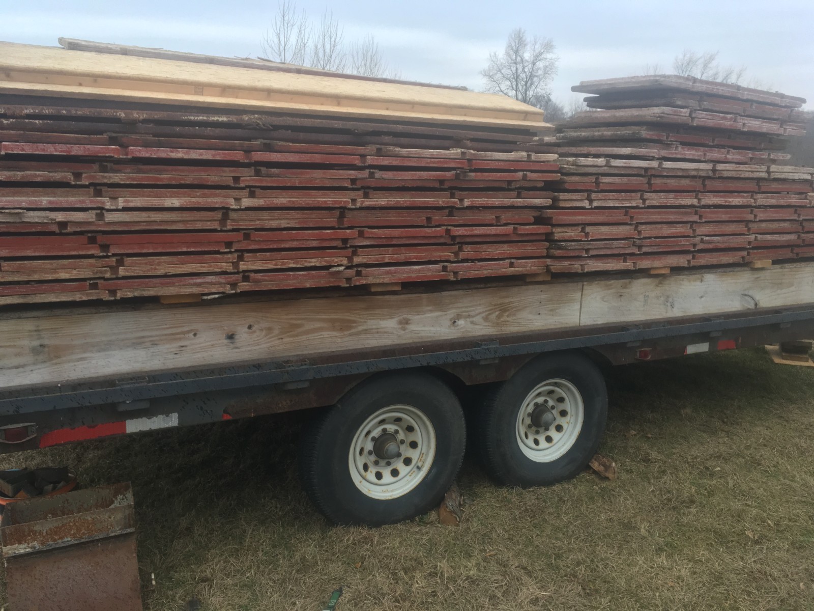 Advanced Wall Forms and three trailers for sale