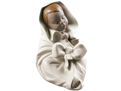 NAO BY LLADRO ALL BUNDLED UP #12033 BRAND NEW IN BOX GRES BABY BOY SAVE$ F/SH