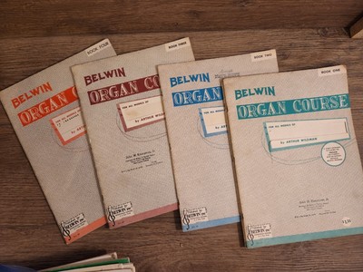 Belwin Organ Course Series Books 1-4 for All Organs Arthur Wildman Vintage