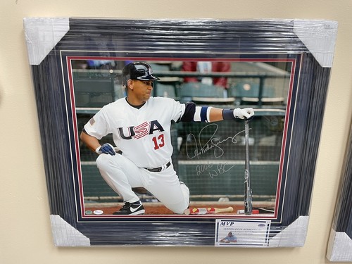 ALEX RODRIGUEZ SIGNED AUTOGRAPH 16 X 20 PHOTO YANKESS TEAM