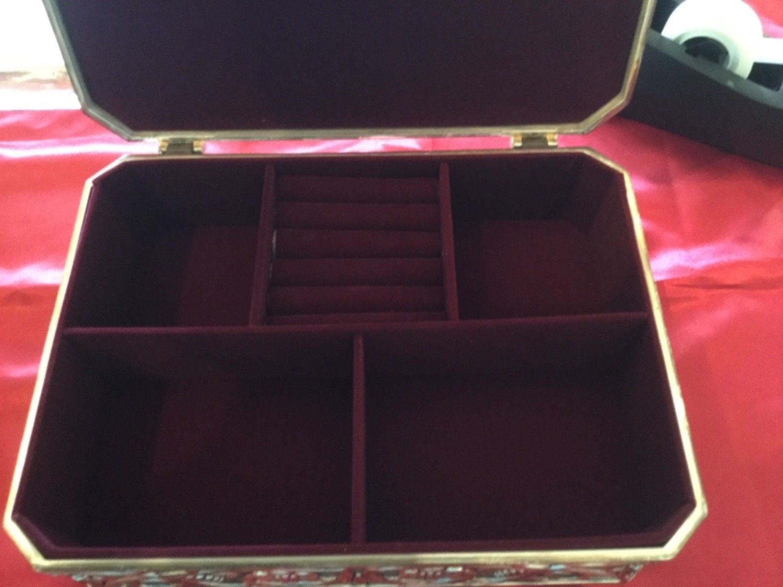 GODINGER Large Silver Plate Jewelry Box