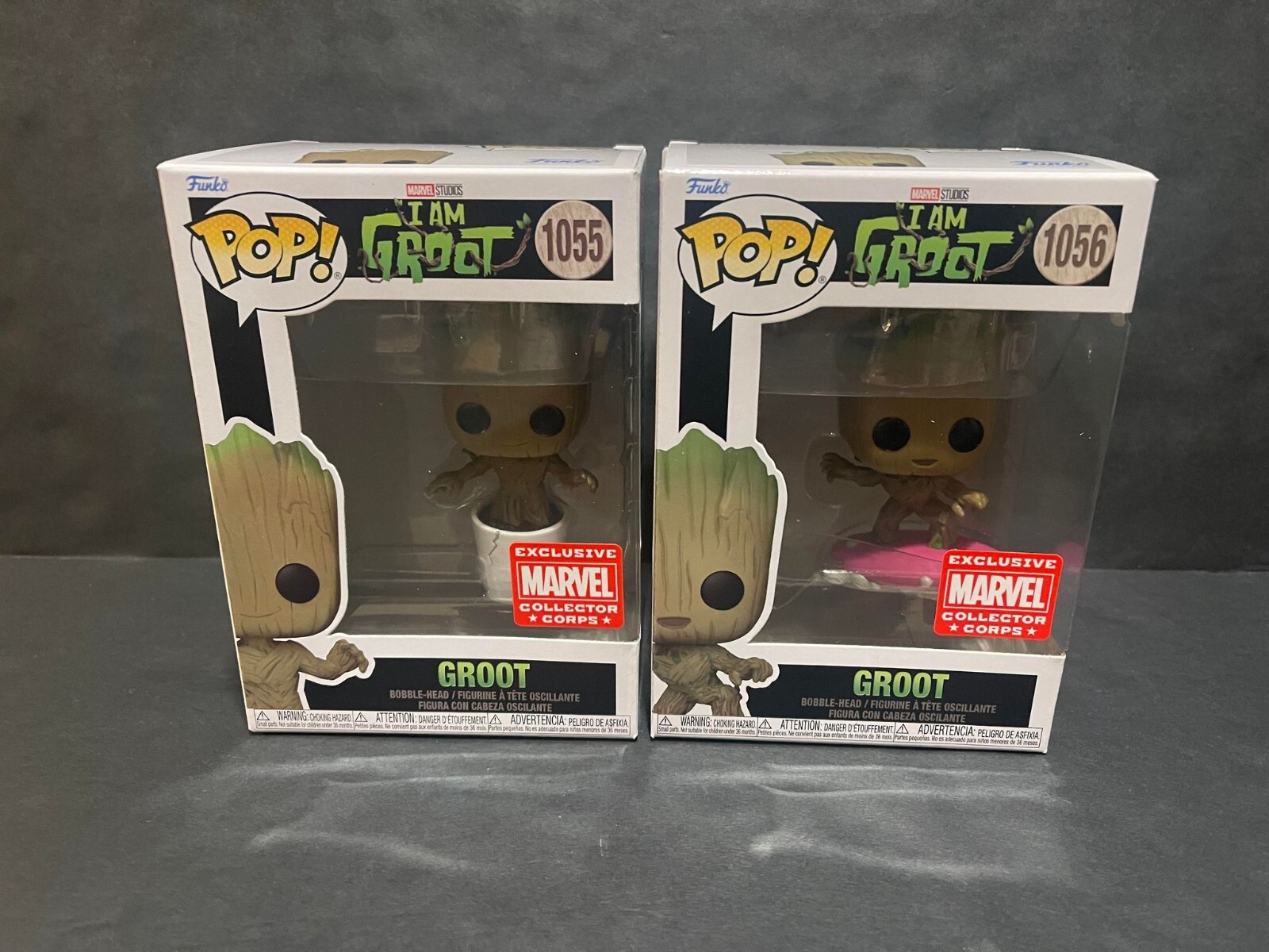 FUNKO POP! Marvel Collector Corps Exclusive I'm Groot #1055