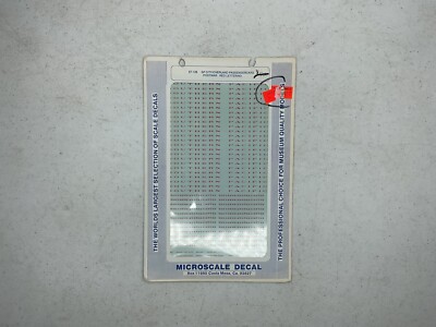Microscale HO Decals #87-126 SP City/Overland Psgr. Cars Postwar Red Letters