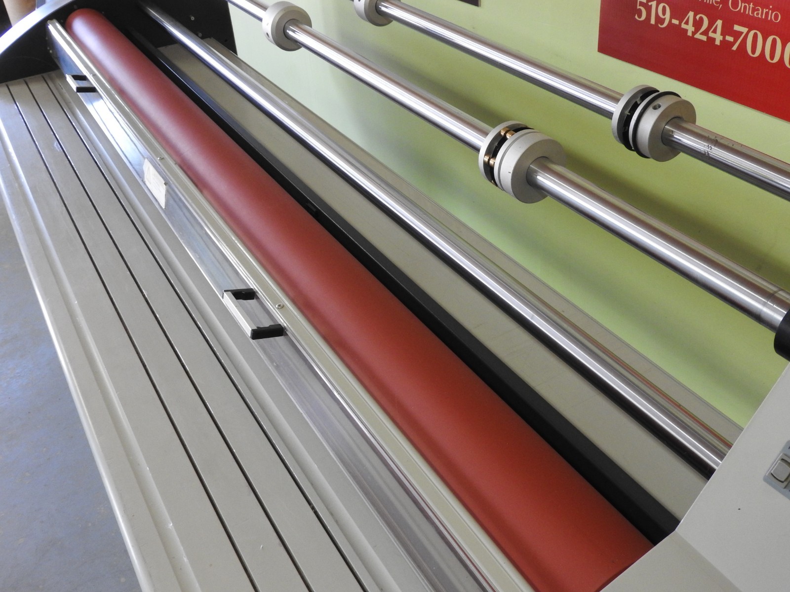 GBC Talon 80 Hot/Cold Laminator - for use with Roland Mimaki Mutoh HP printer