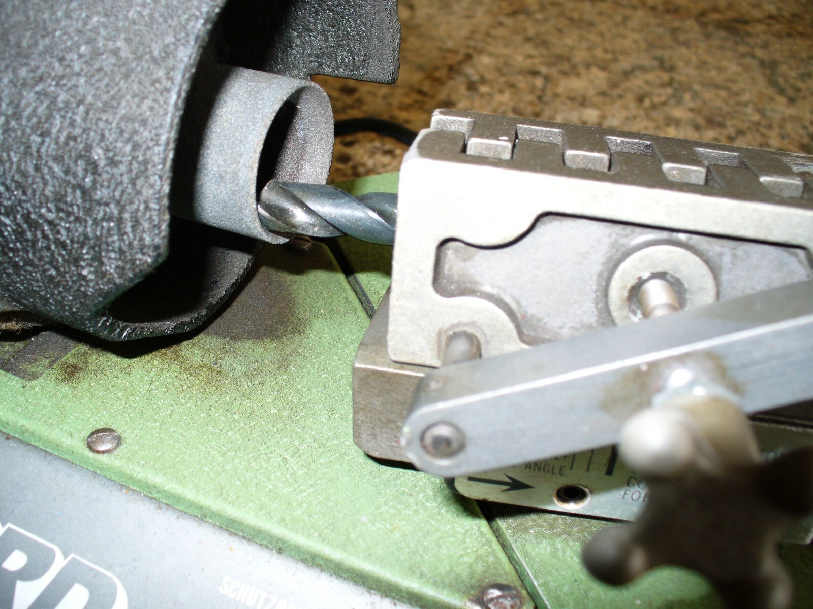 DRILL POINT SHARPENER, SRD BRAND AND YUASA BRAND DEMAGNETIZER