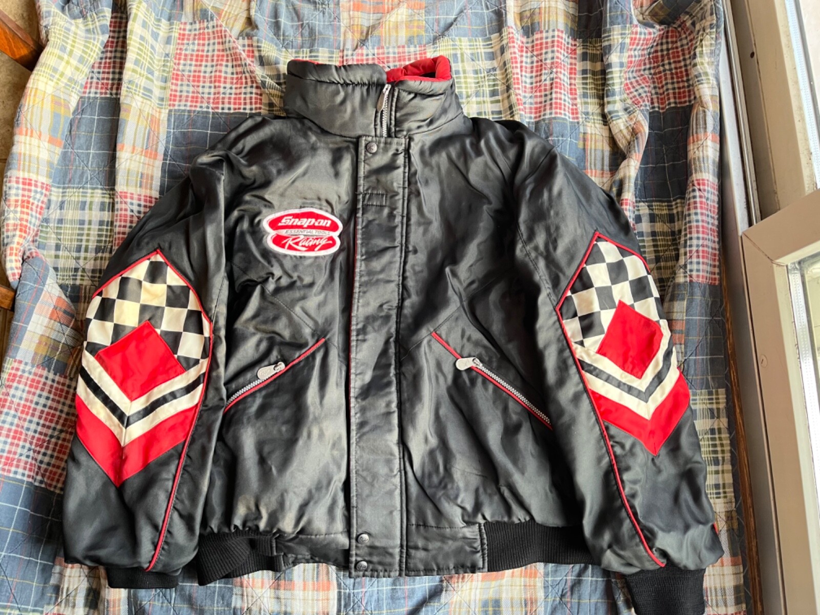 Vintage Choko Snap-On Snap On Tools Racing Jacket Coat Men's Vintage Choko Snap-On Snap On Tools Racing Jacket Coat Men's