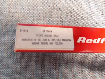 REDFIELD 511113 Scope Mount Base Winchester 70 .300 .375 H&H Magnum USA NOS