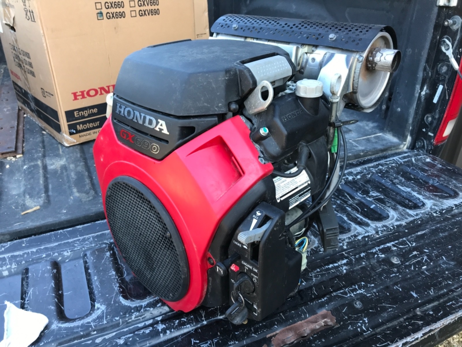 2018 Honda GX690 V-Twin 4 Stroke Engine 22HP 3600rpm 4 Stroke Like New!