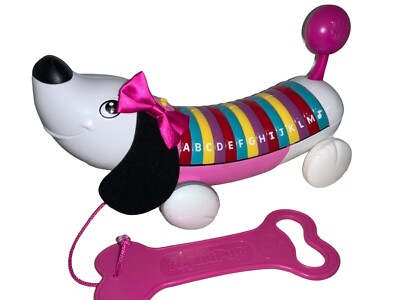 Alphabet LeapFrog ALPHAPUP Leap Frog  LETTERS LEARNING Talking TOY DOG PINK