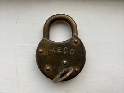 Vintage OMECO padlock