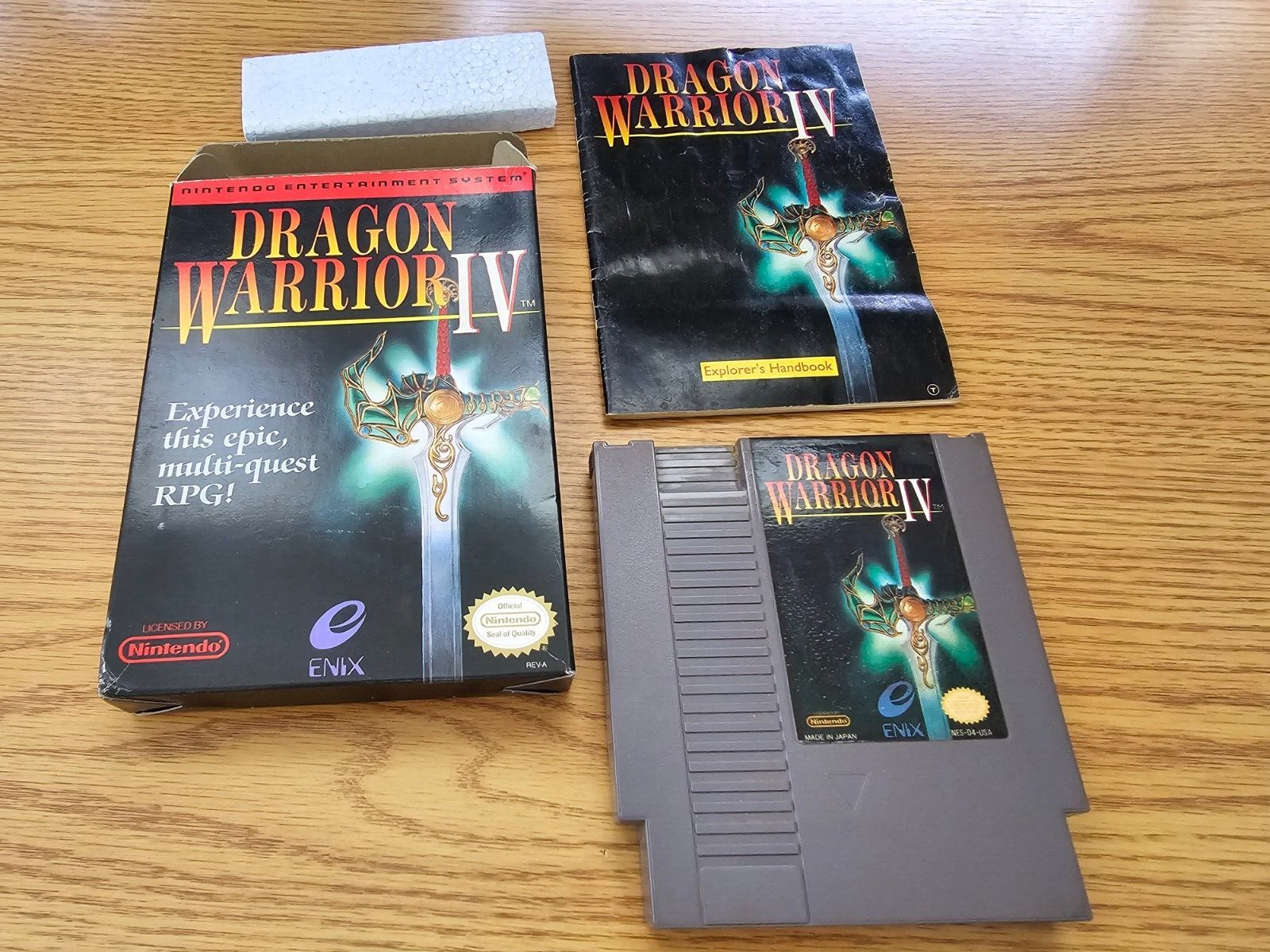 Dragon Warrior４本セット【中古美品・NES北米版】 Dragon Warrior4本セット【中古美品・NES北米版】 Dragon