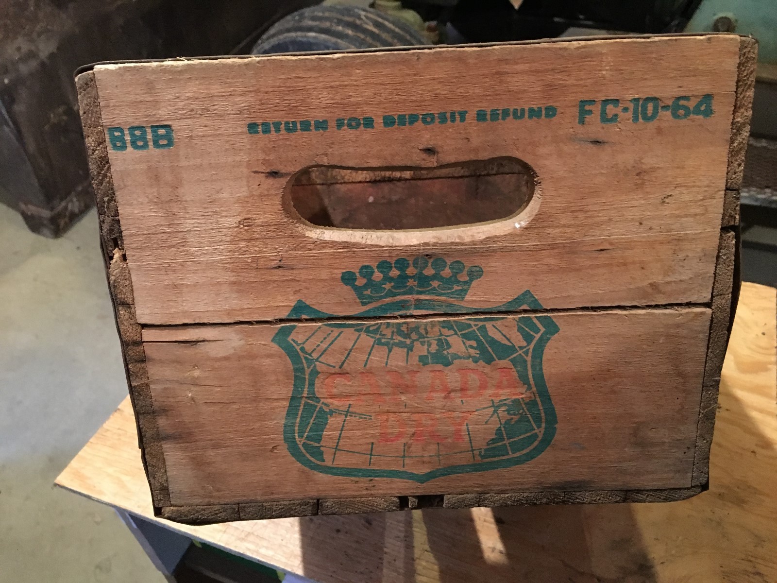 Canada Dry Wood Crate