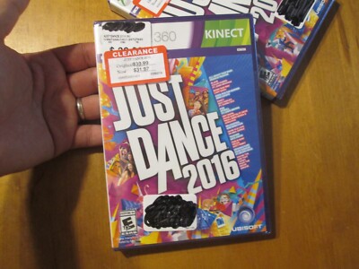 Just Dance 2016  XBOX 360 NEW FACTORY SEALED KINECT MUSIC DANCING