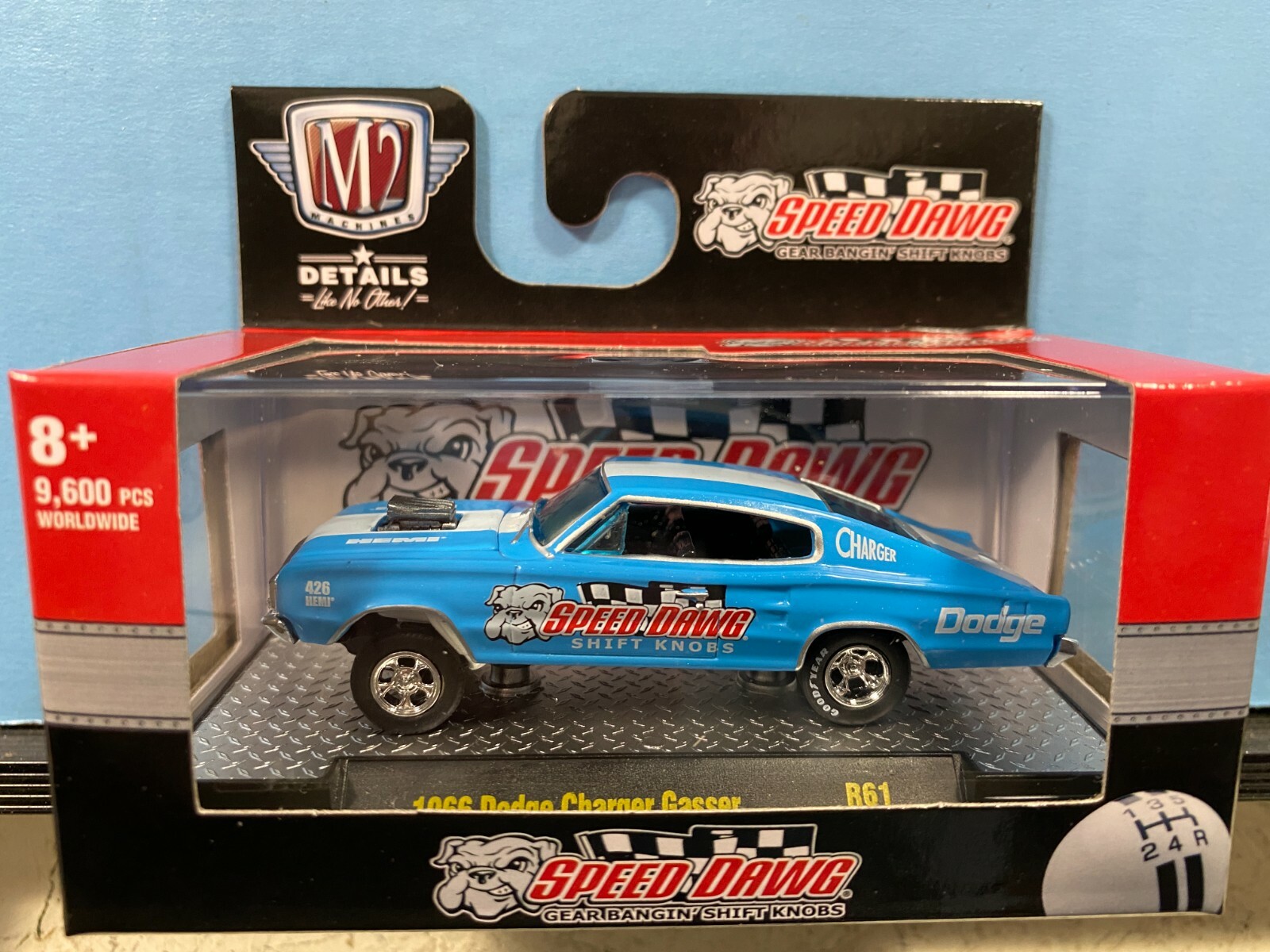 1/64 M2 SPEED DOG 1966 DODGE CHARGER GASSER SPEED DAWG BLUE | eBay