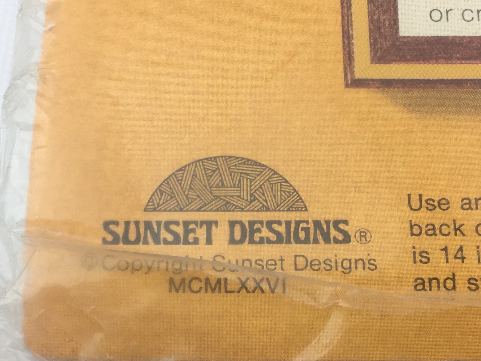 Sunset Stitchery 2702 Joy Crewel Embroidery Kit 14x18 Connie Blyler 1976 New