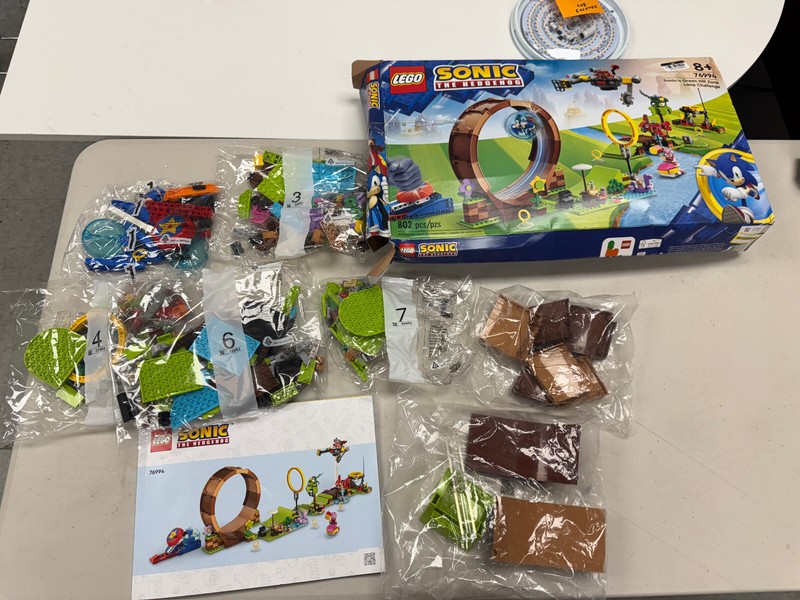 LEGO Sonic: Sonic's Green Hill Zone Loop Challenge (76994) MISSING