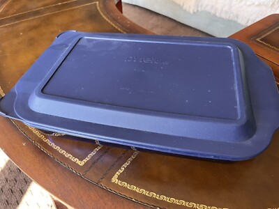 Pyrex Cobalt Blue 9 X 13 x 2 Baking Pan Dish 3 Quart 3 Liter 233-R