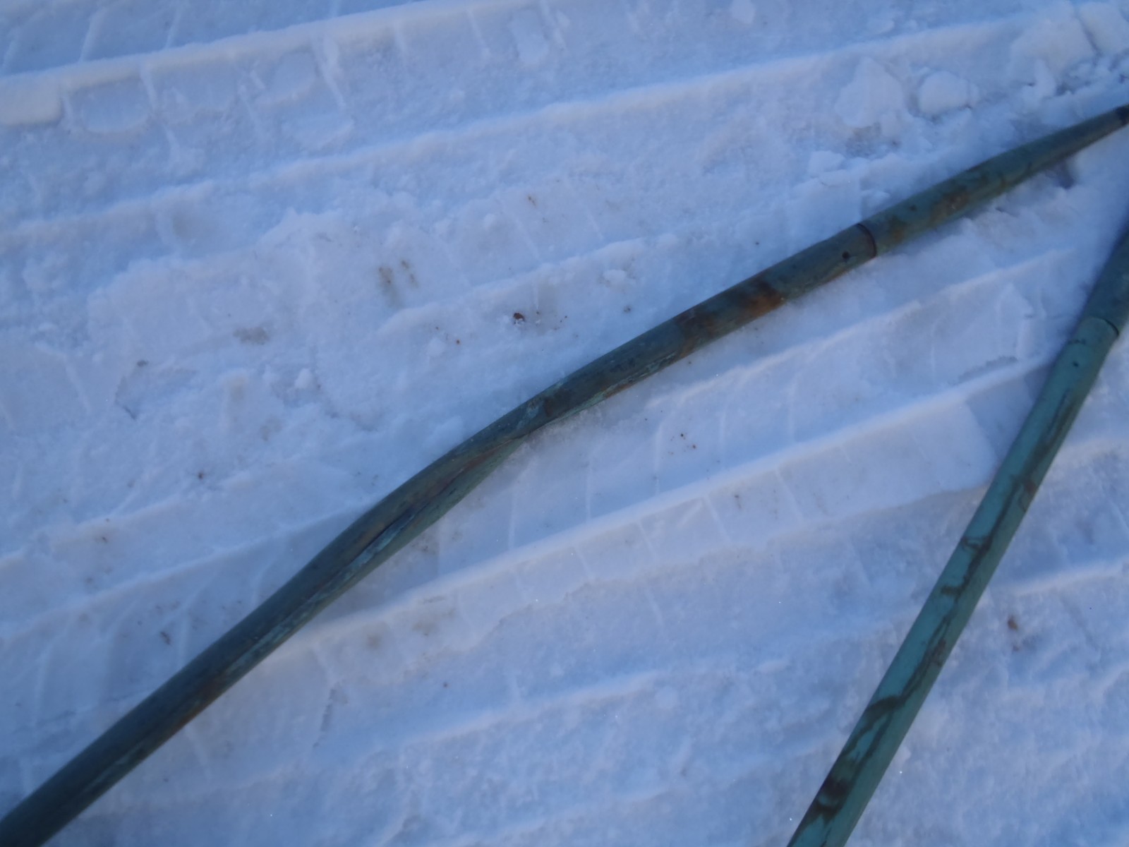 VINTAGE COPPER LIGHTNING RODS METAL BASE asking 35.00 each