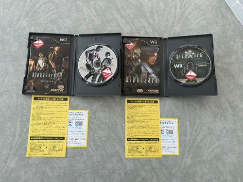 Biohazard 1 & Zero 0 Resident Evil Wii Japan Import Us