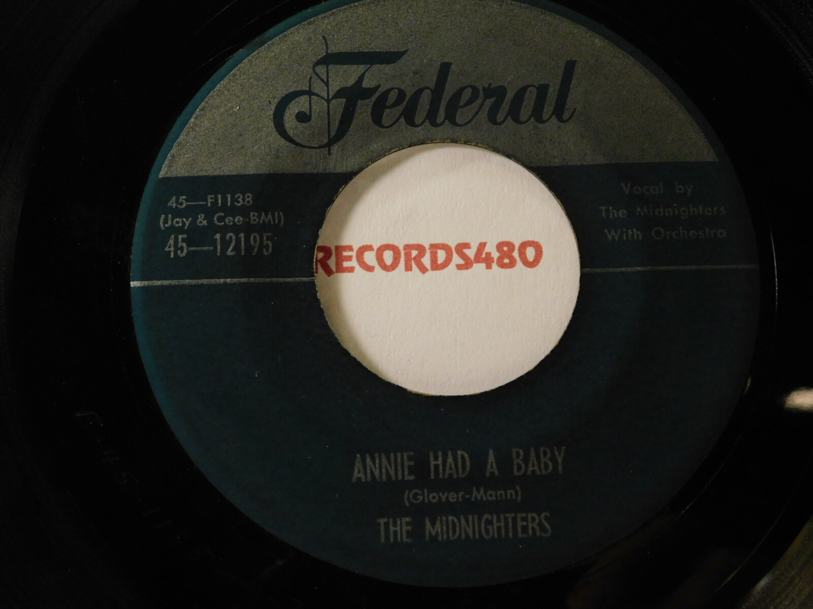 米7” Midnighters Annie Had A Baby / Shes The One 4512195 Federal /00080 The Midnighters – Annie Had A Baby / She's The One – Vinyl