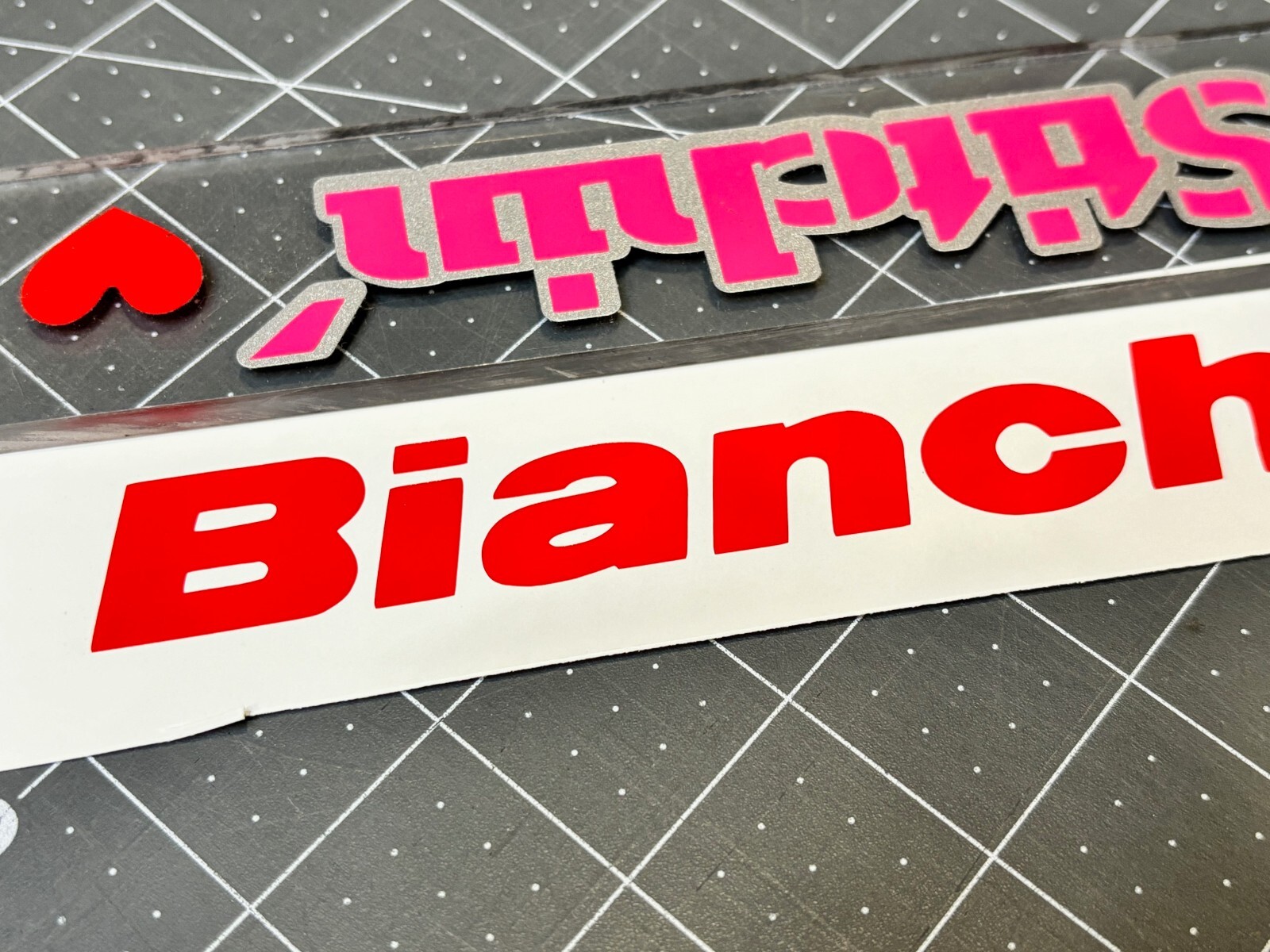 TWO Bianchi Bicycles Vinyl Decals Many Sizes/Colors Buy 2 Get 1 FREE