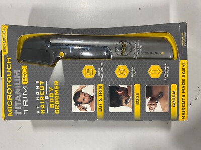 MICROTOUCH TITANIUM TRIM AT HOME HAIRCUT & BODY GROOMER 